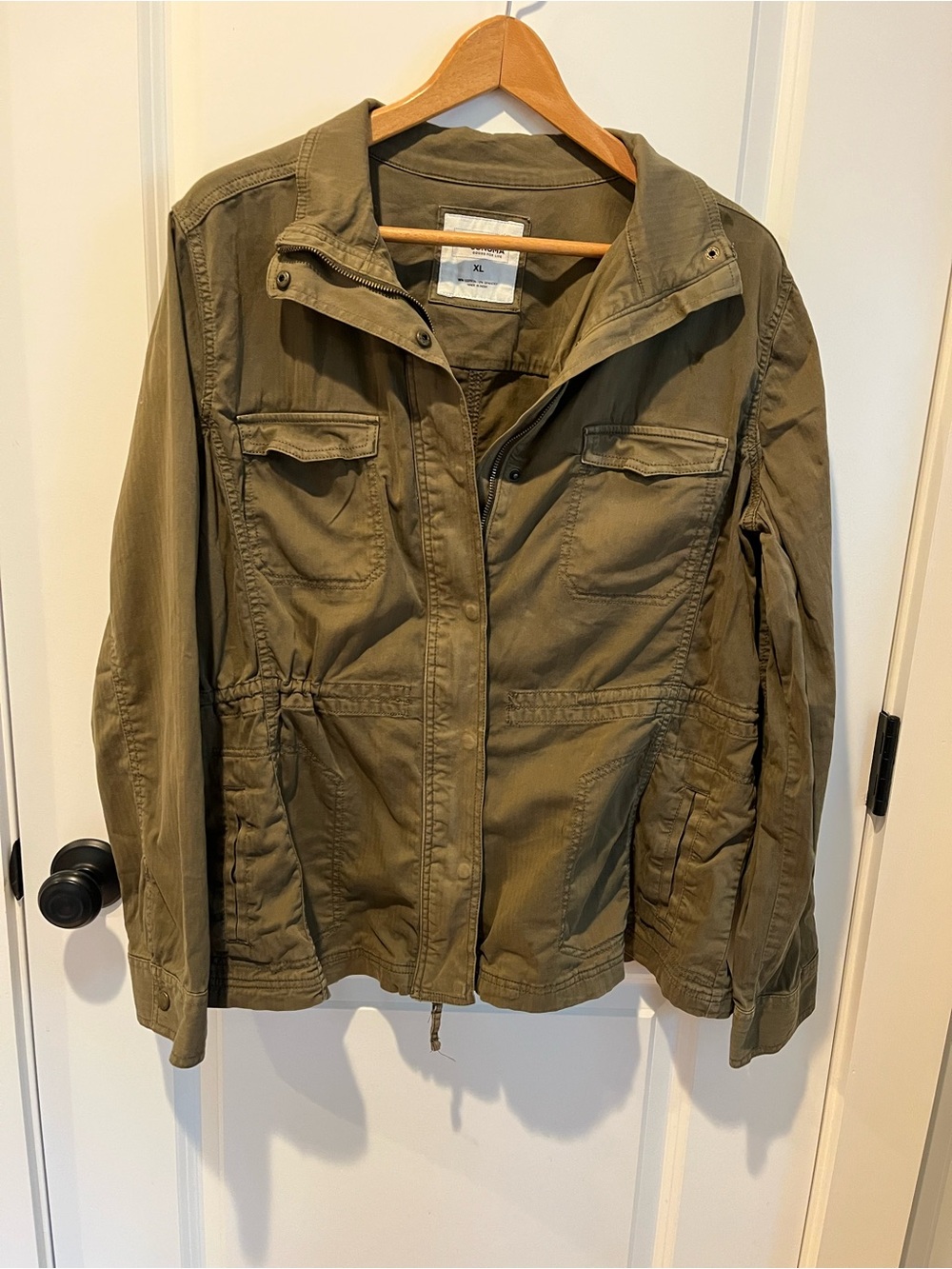 Sonoma Olive Green Utility Jacket for Women
